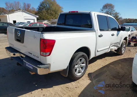 2008 Nissan Titan Se z USA, uszkodzony, nr VIN 1N6BA07DX8N321361